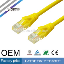 SIPU de alta velocidad opcional color 4 pares jumper lan utp cat6 patch cable